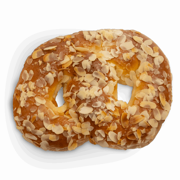 Brezel mit Mandeln